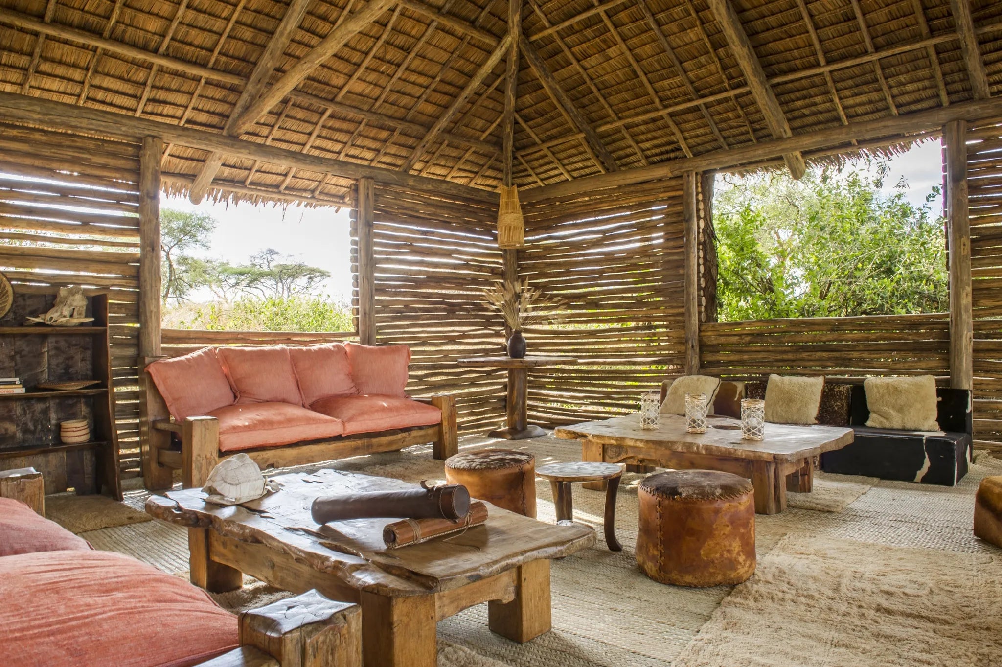 Lounge at Kuro Tarangire, Tarangire National Park, Tanzania.