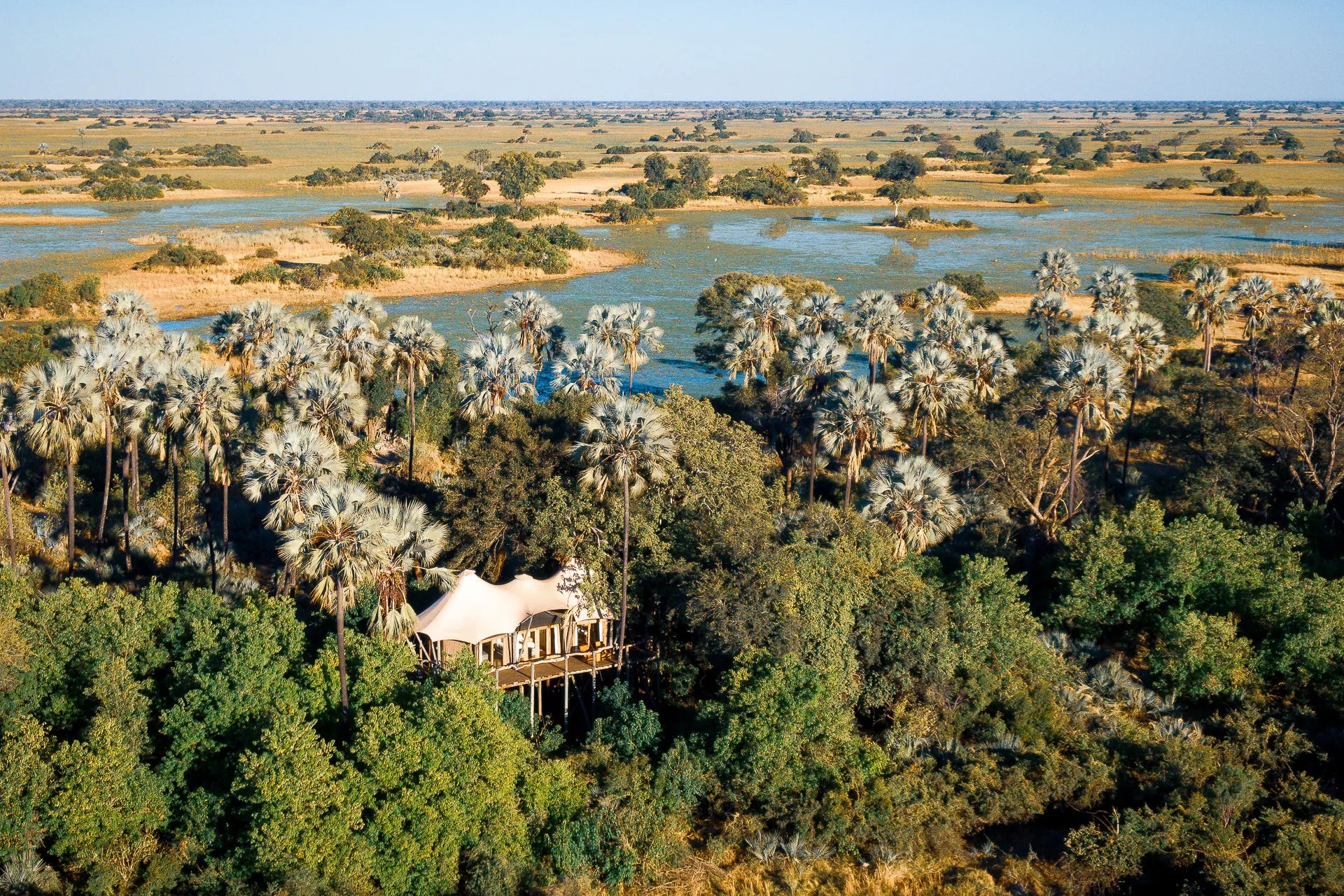Wilderness Kwetsani at Kwetsani, Okavango Delta, Botswana.