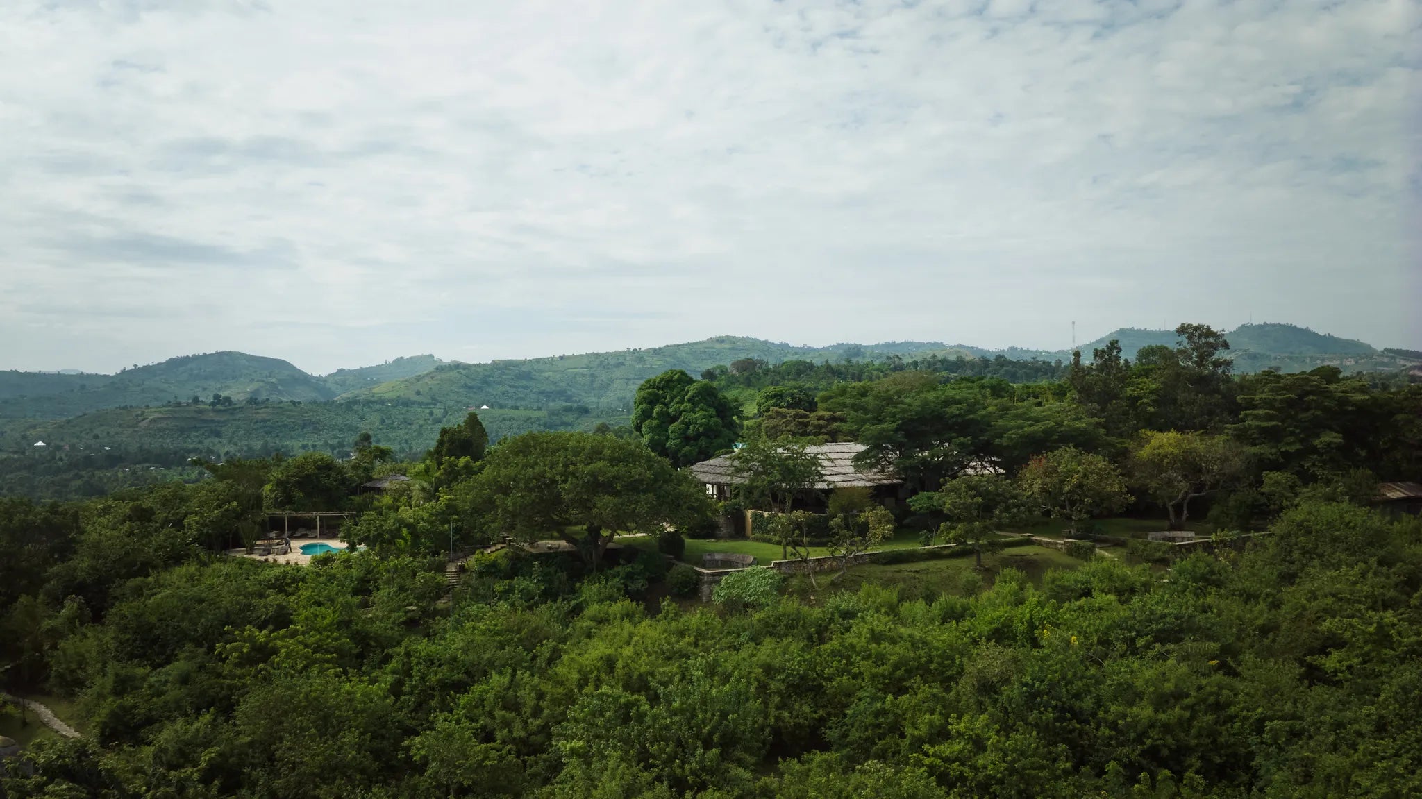 Kyambura Gorge Lodge at Kyambura Gorge Lodge, Southern Queen Elizabeth National Park, Uganda.