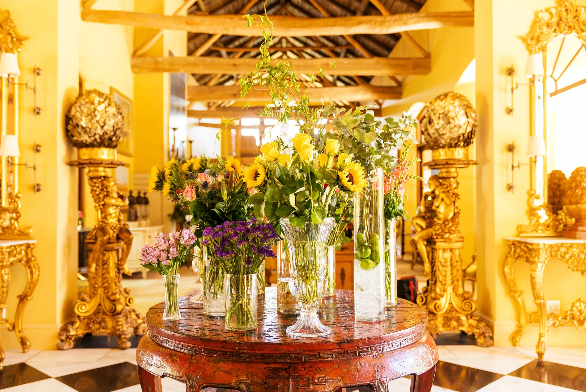 La Residence Flowers at La Residence, Franschhoek, South Africa.