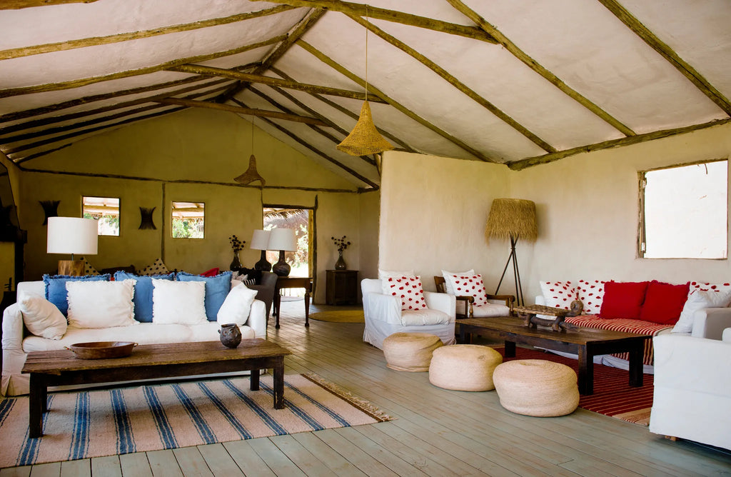 Lounge at Lamai Serengeti, Northern Serengeti, Tanzania.
