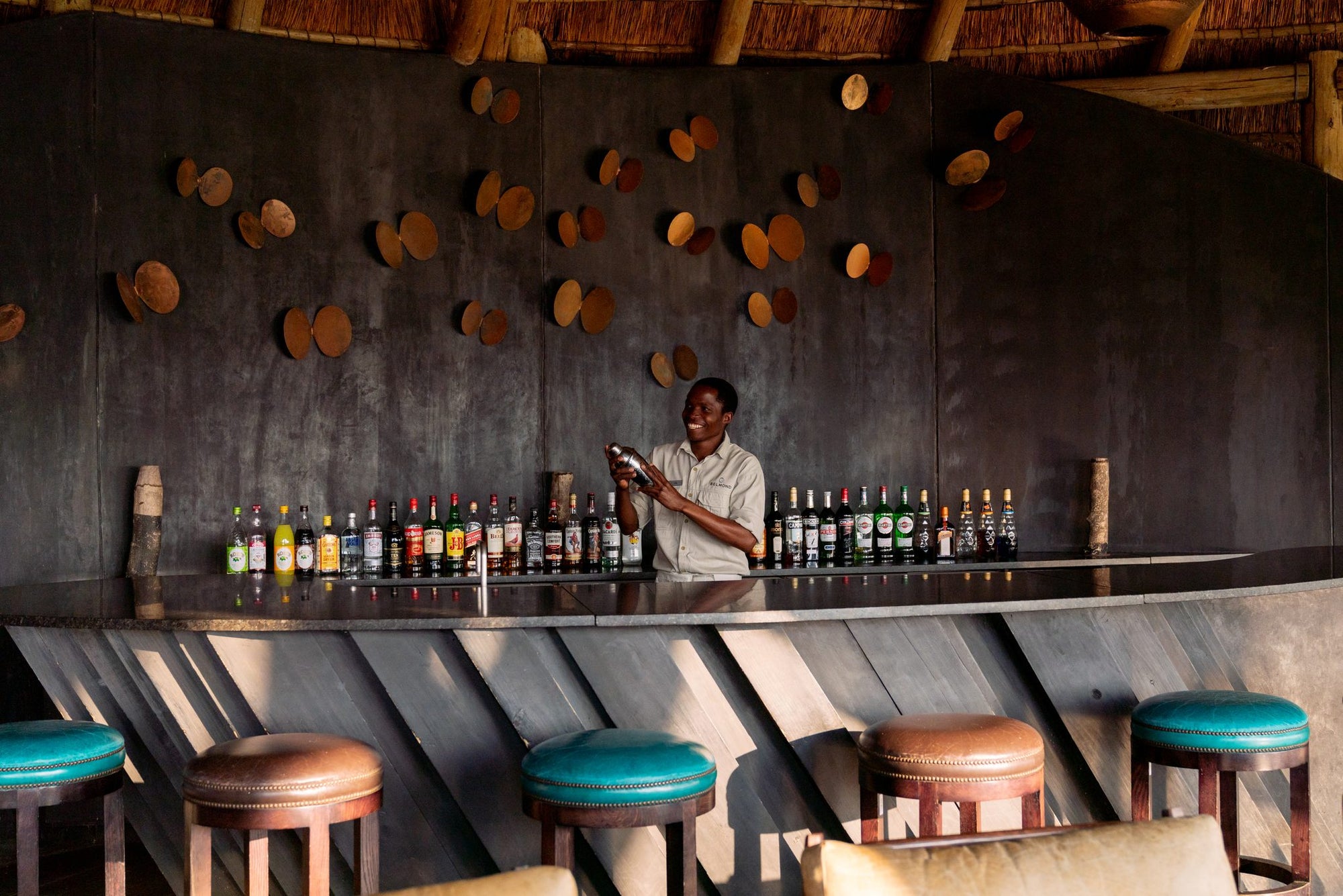 Dining at Belmond Eagle Island Lodge