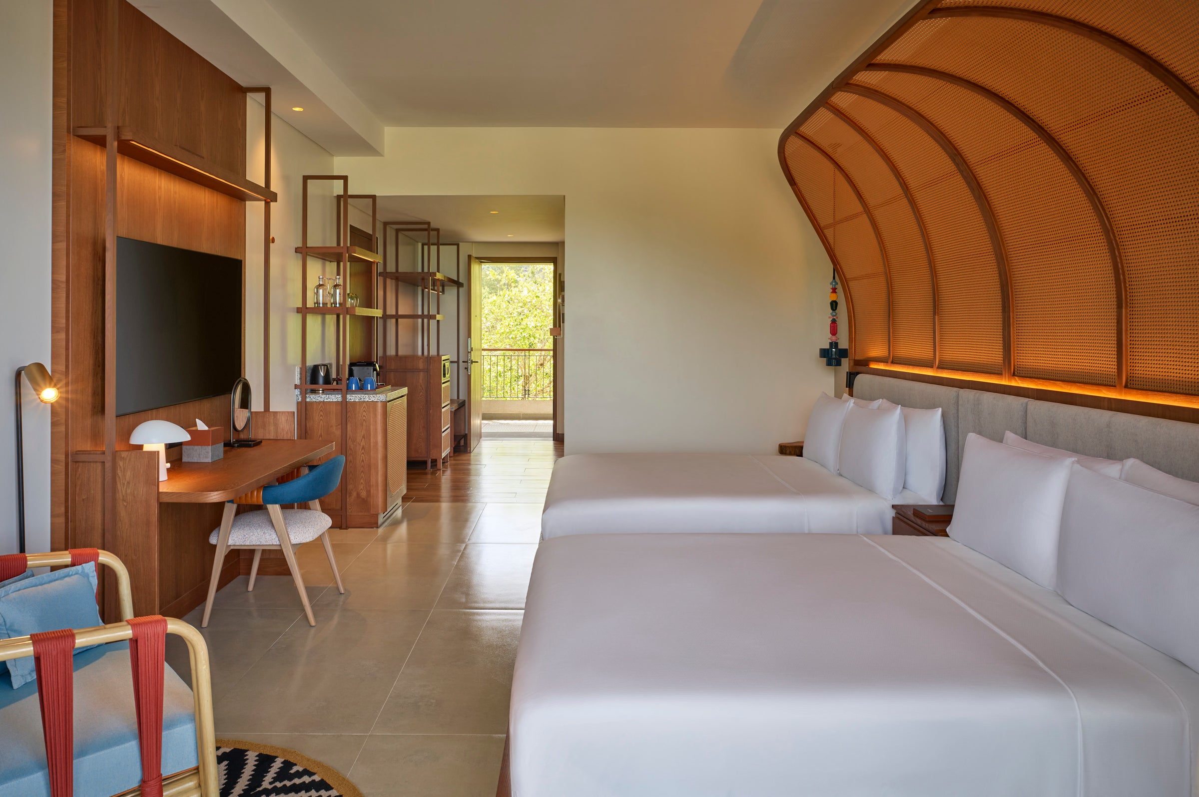 Two Queen beds room with Garden View