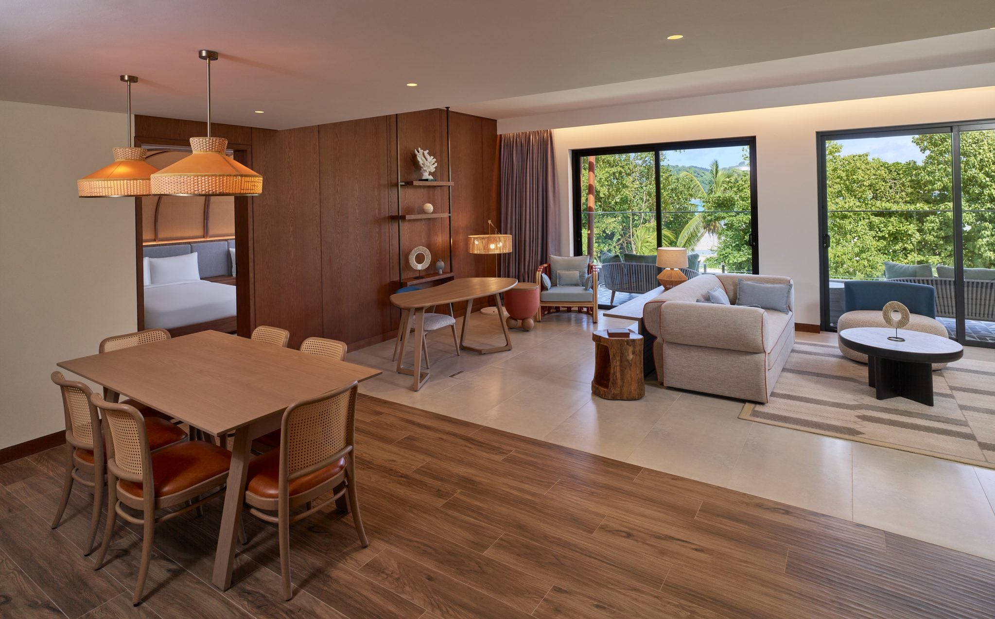 King Two Bedroom Suite with Ocean View