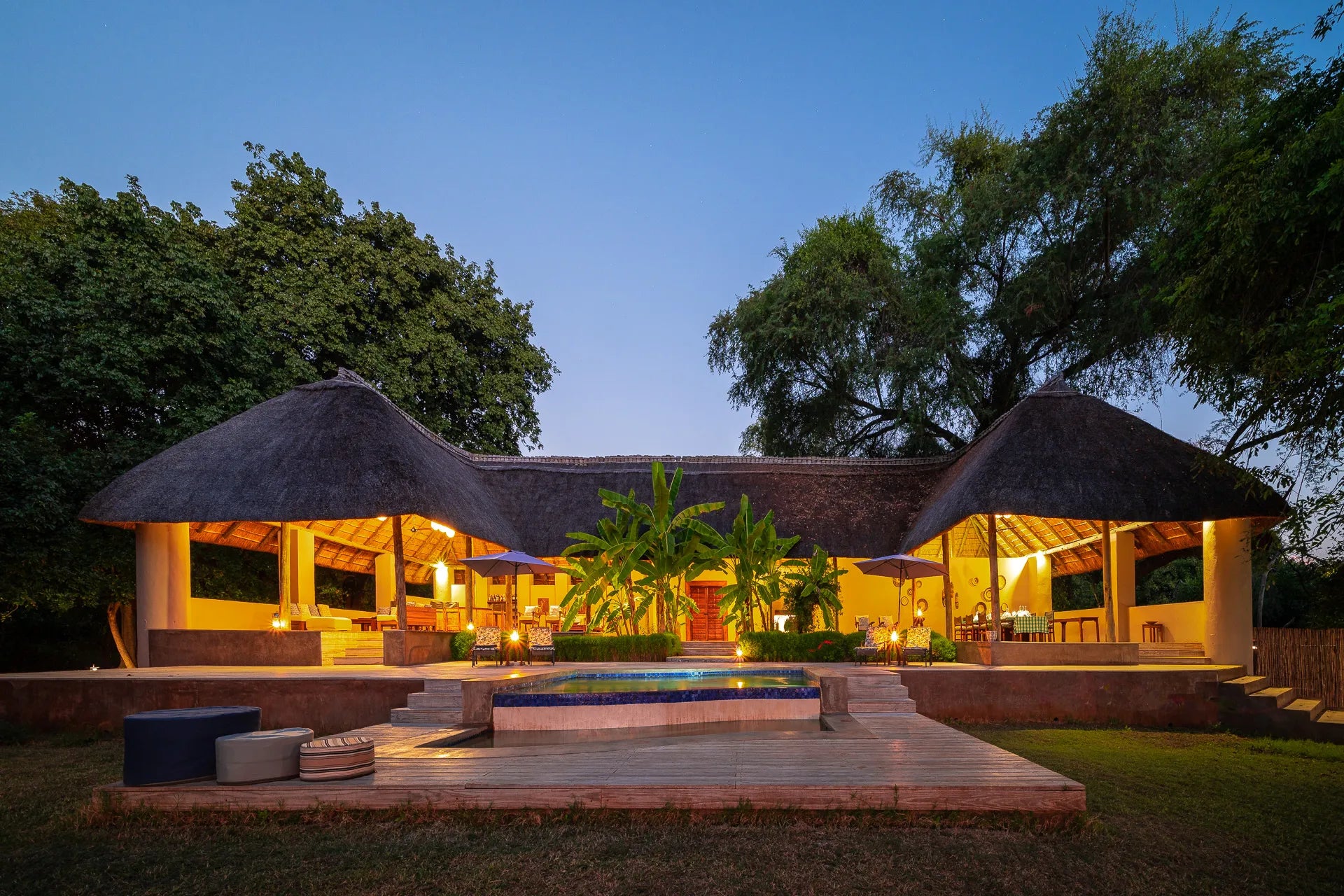 Luangwa River Camp at Luangwa River Camp, South Luangwa National Park, Zambia.