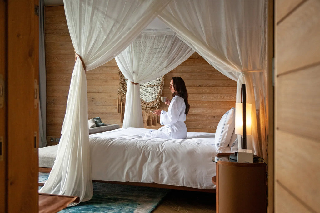 King Premium Room with Ocean View at Mango House Seychelles, LXR Hotels & Resorts, Mahe Island, Seychelles.