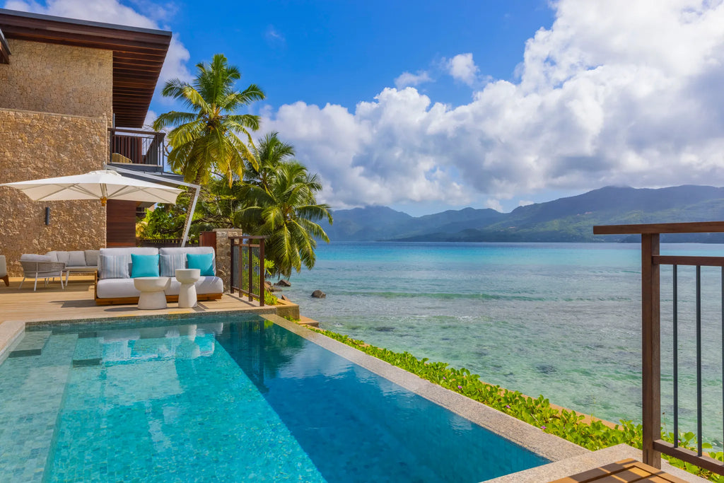 One Bedroom Ocean House with Pool at Mango House Seychelles, LXR Hotels & Resorts, Mahe Island, Seychelles.