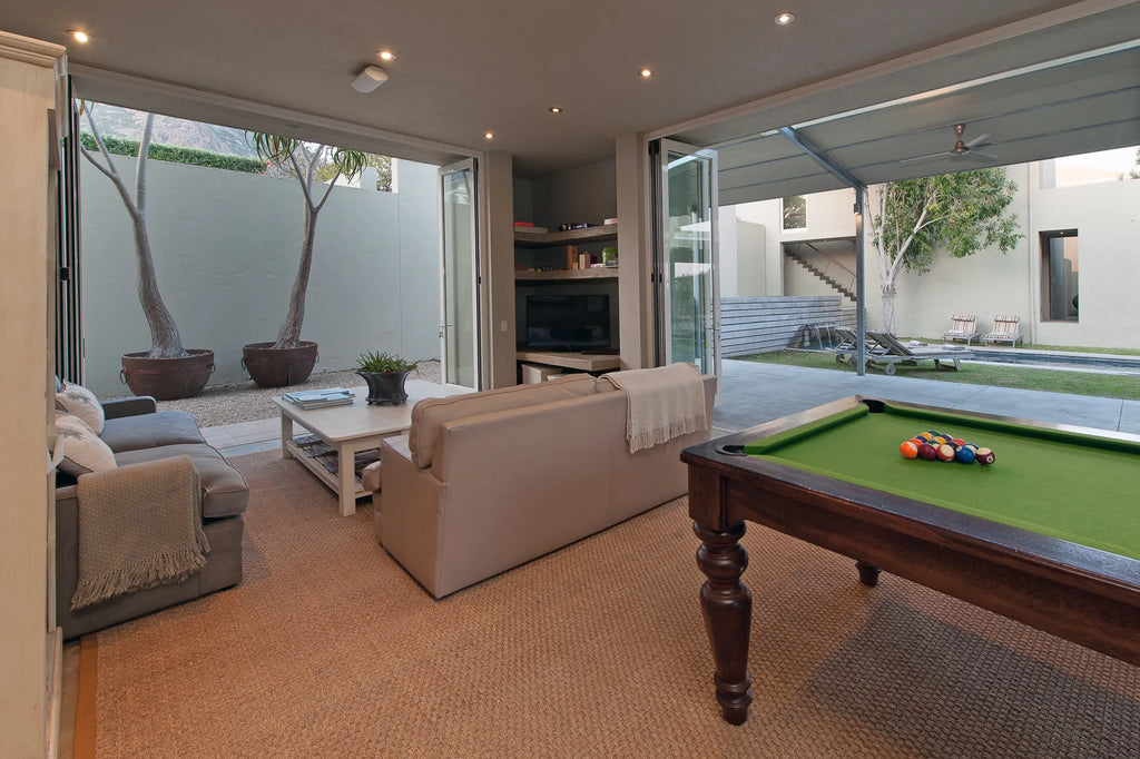TV & Games room at Mosselberg on Grotto Beach, Hermanus, South Africa.