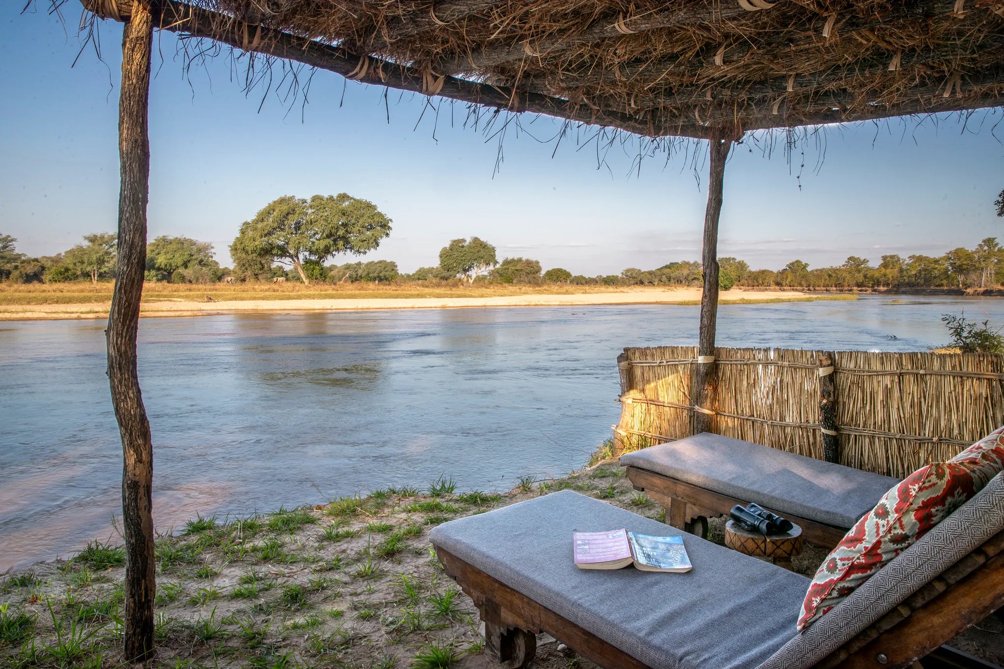 Mwaleshi Camp at Mwaleshi Camp, North Luangwa National Park, Zambia.