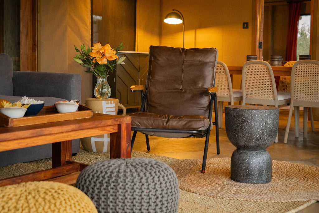 Naboisho Camp - Family Tent Interior at Naboisho, Mara Naboisho Conservancy, Kenya.