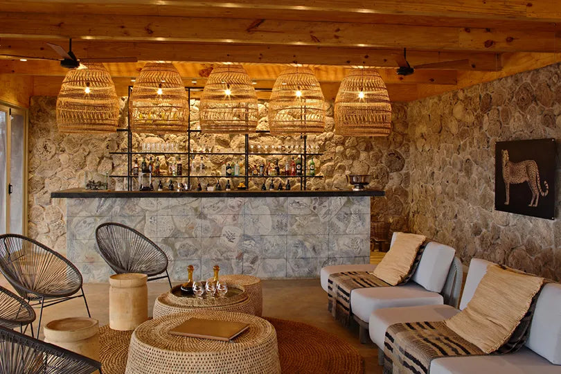 Namiri Plains - Bar Interior at Namiri Plains Camp, Eastern Serengeti, Tanzania.