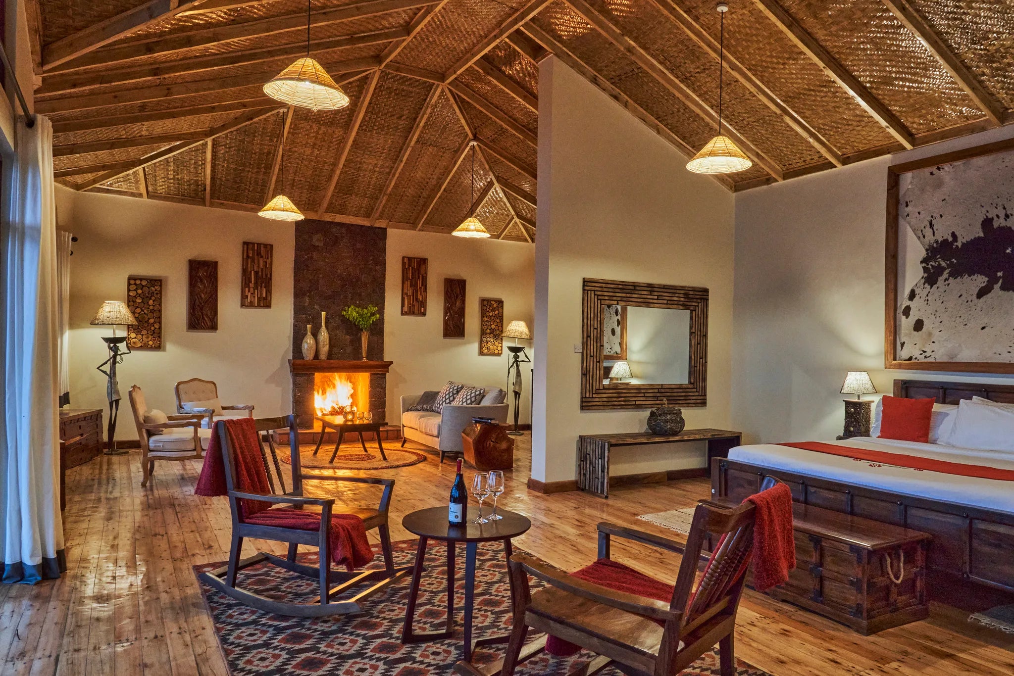 Kashasha Suite at Nkuringo Gorilla Lodge, Bwindi Impenetrable Forest National Park, Uganda.