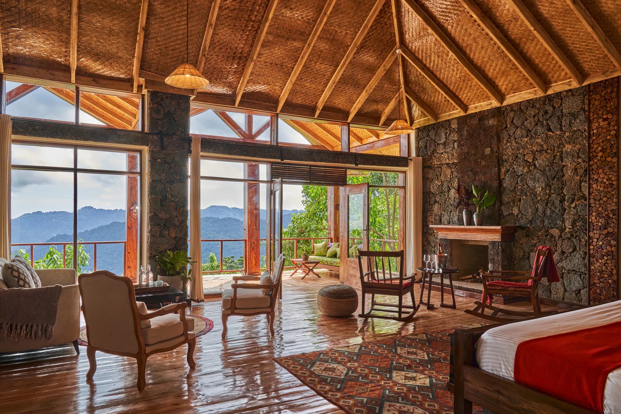 Rukundo Suite at Nkuringo Gorilla Lodge, Bwindi Impenetrable Forest National Park, Uganda.