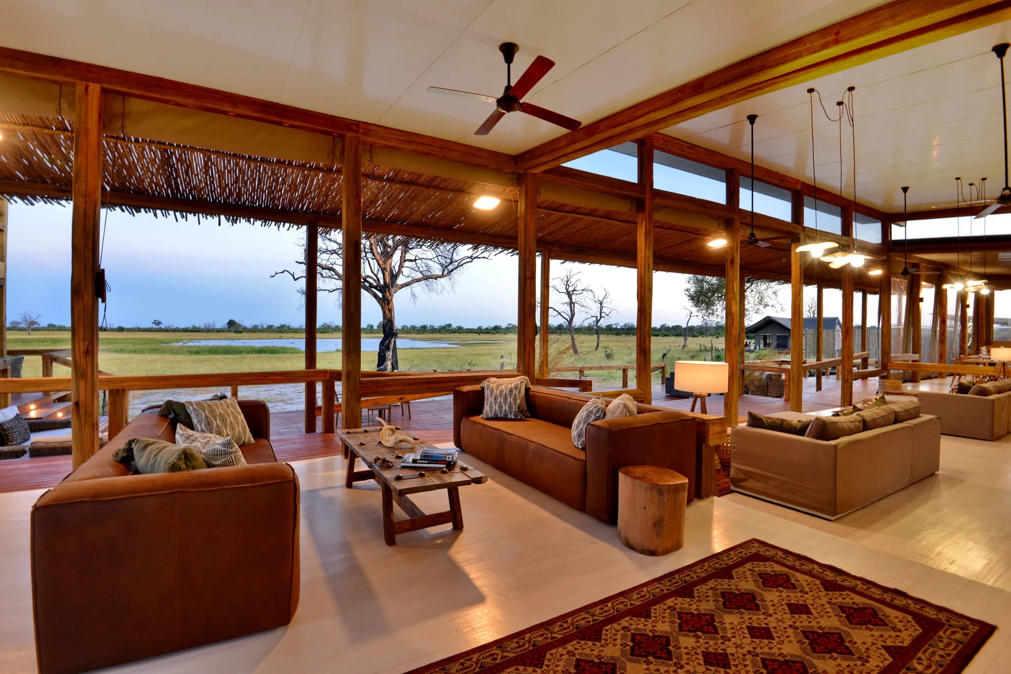 Nogatsaa Pans at Nogatsaa Pans Chobe Lodge, Nogatsaa - Chobe National Park, Botswana.