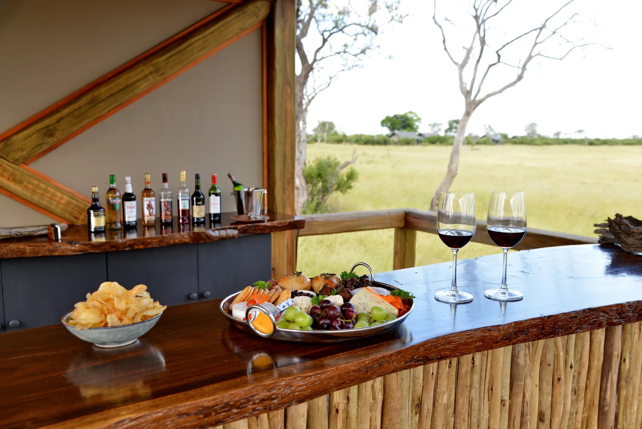 Nogatsaa Pans at Nogatsaa Pans Chobe Lodge, Nogatsaa - Chobe National Park, Botswana.