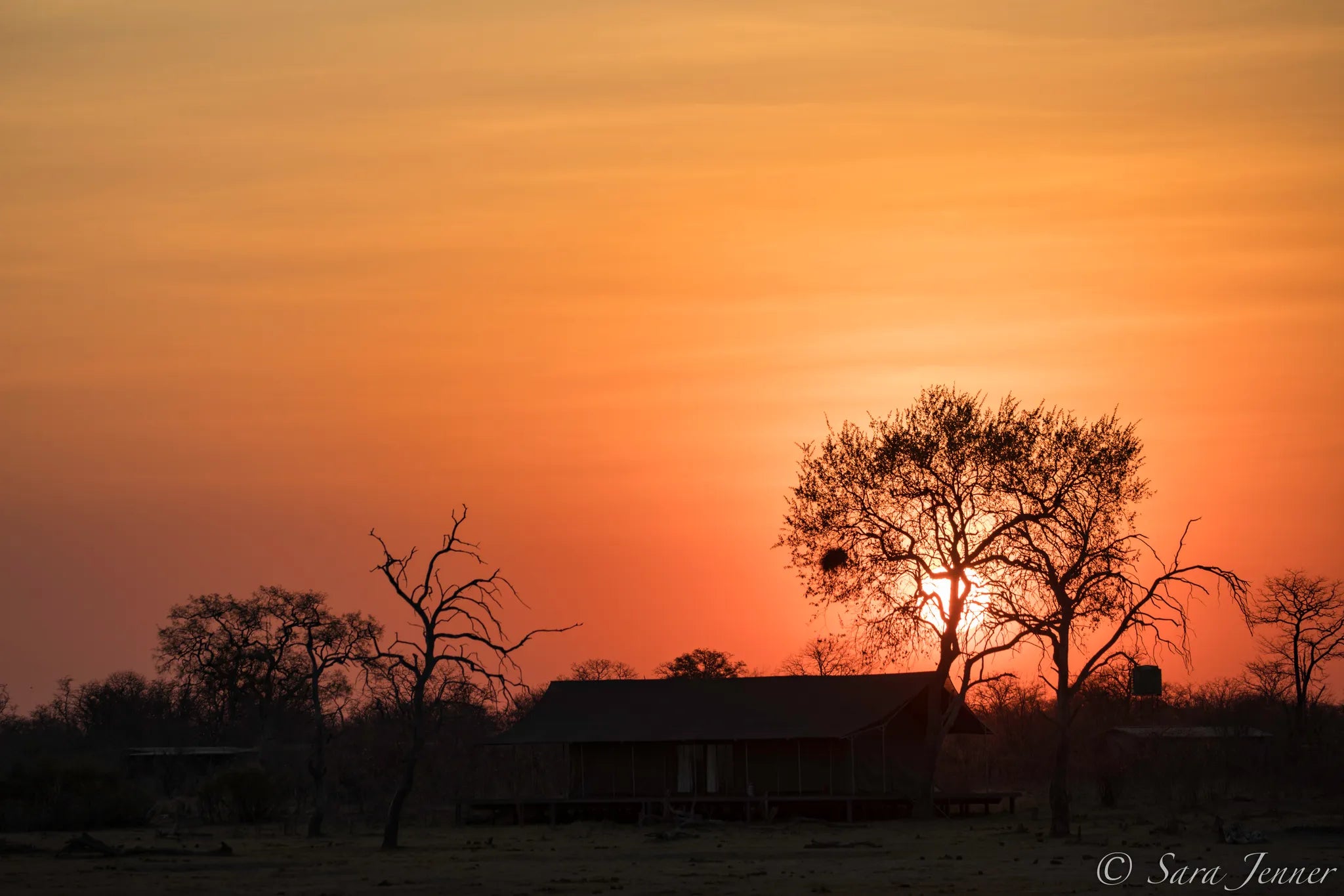 Nogatsaa Pans at Nogatsaa Pans Chobe Lodge, Nogatsaa - Chobe National Park, Botswana.