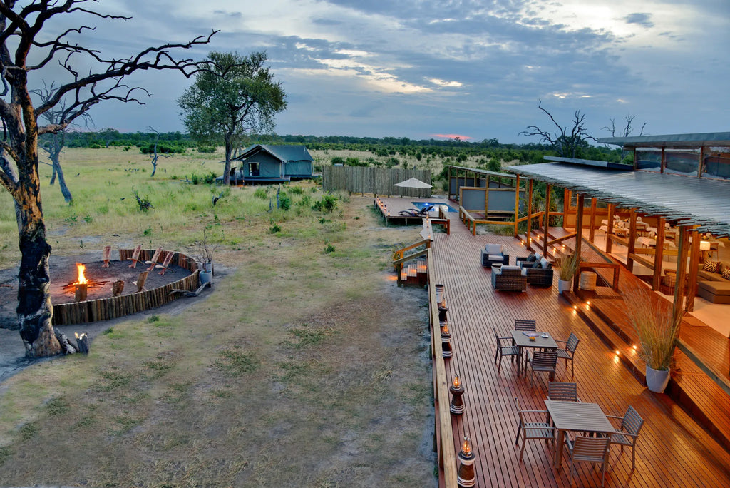 Nogatsaa pans at Nogatsaa Pans Chobe Lodge, Nogatsaa - Chobe National Park, Botswana.