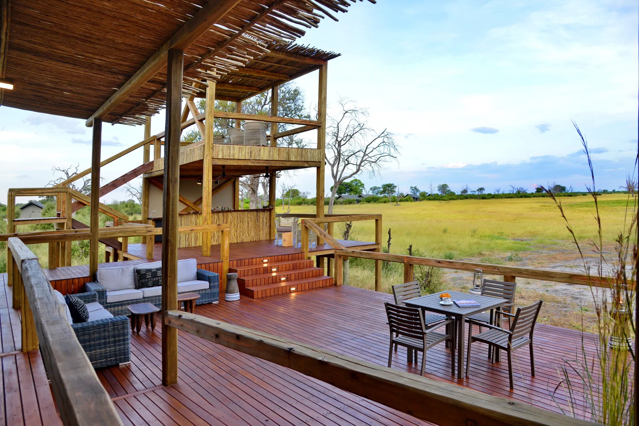 Kwikamba Pans at Nogatsaa Pans Chobe Lodge, Nogatsaa - Chobe National Park, Botswana.