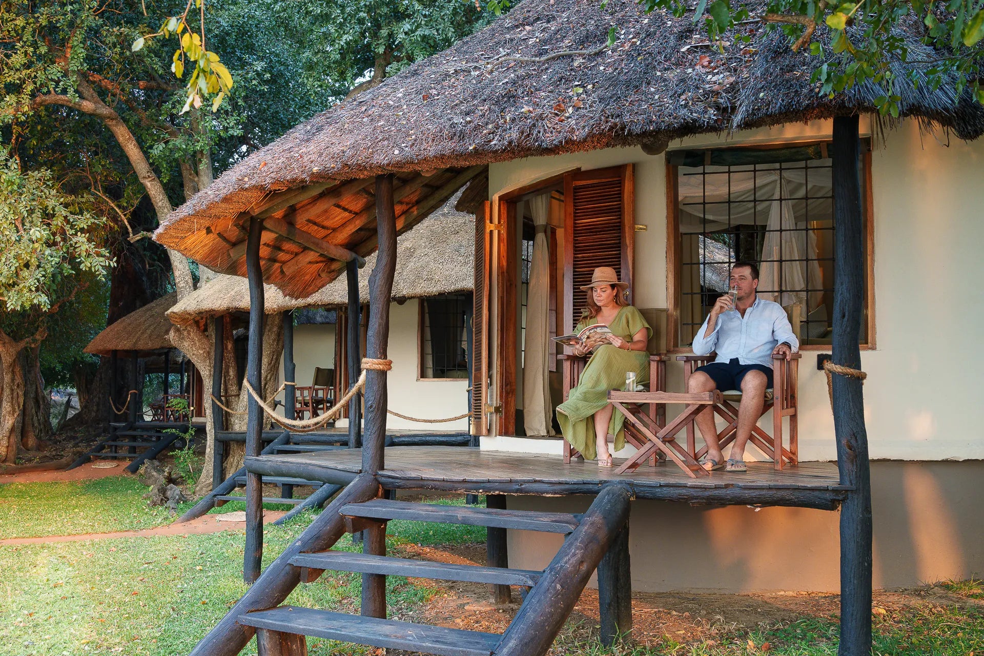 Nsefu Camp at Nsefu Camp, South Luangwa National Park, Zambia.