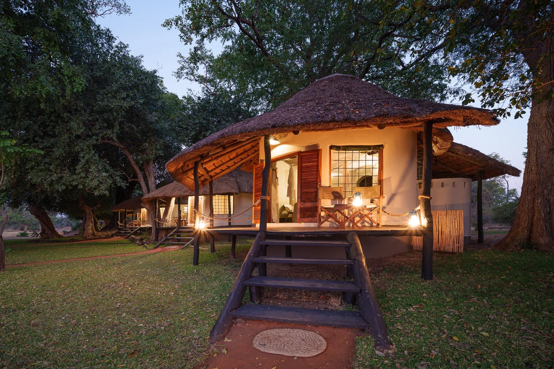 Nsefu Camp at Nsefu Camp, South Luangwa National Park, Zambia.