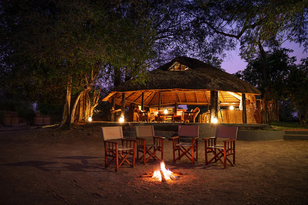 Nsefu Camp at Nsefu Camp, South Luangwa National Park, Zambia.