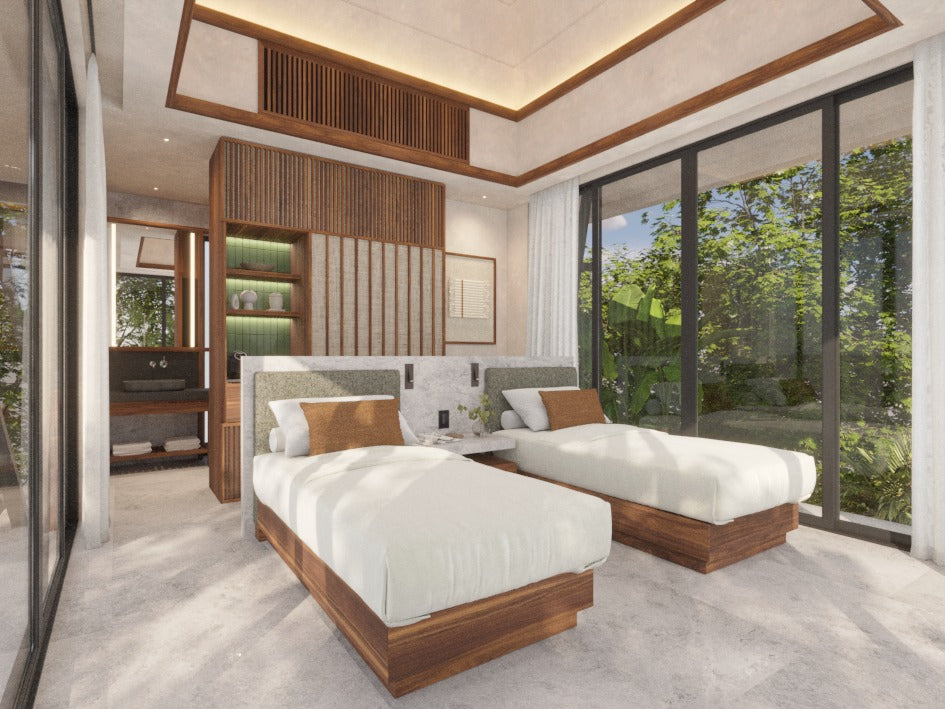 Ocean View Two-Bedroom Pool Villa King + Twin