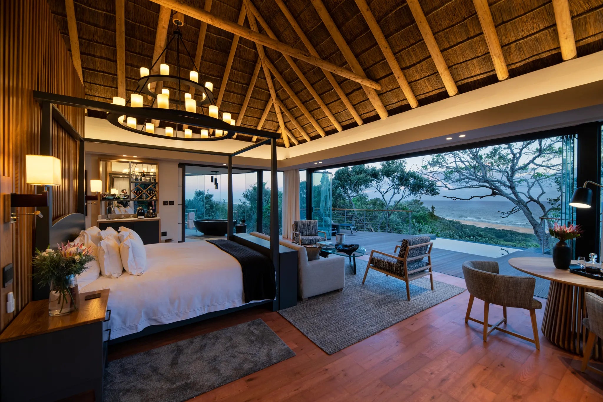 Pool Suite at Oceana Beach & Wildlife Reserve, Port Alfred, South Africa.