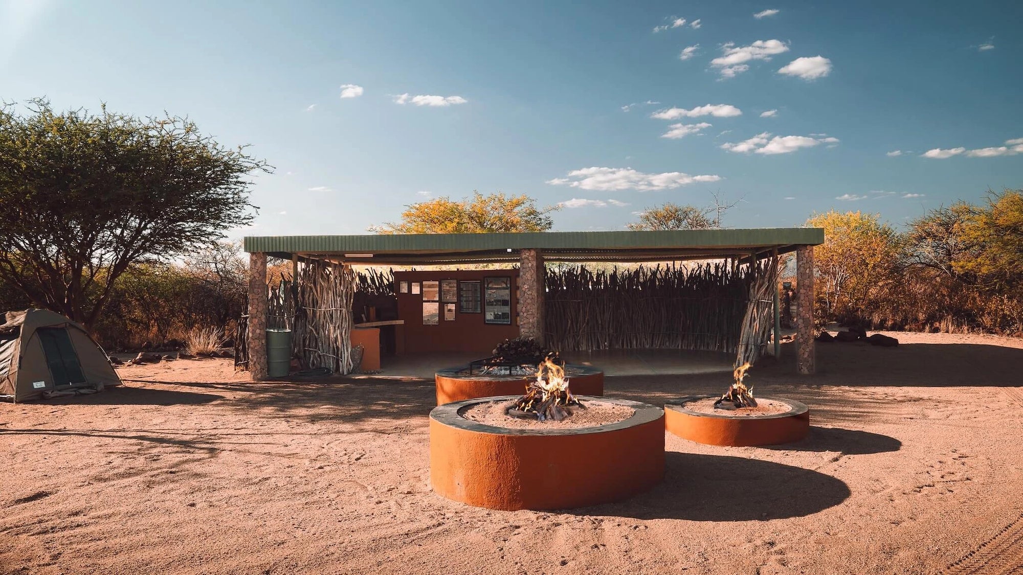 Okonjima's Campsite
