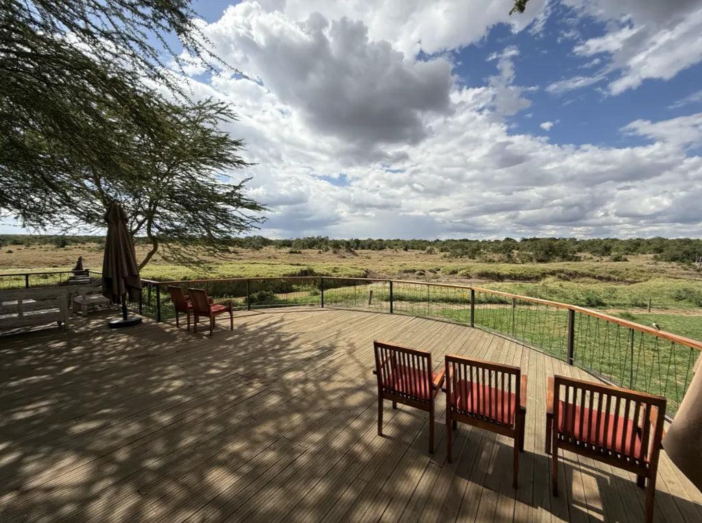 Asilia Ol Pejeta Bush Camp - Deck at Ol Pejeta Bush Camp, Ol Pejeta Conservancy, Kenya.