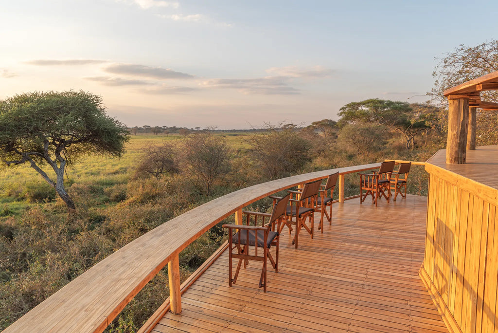Oliver's - Scenic view from lower deck at Oliver's Camp, Tarangire National Park, Tanzania.