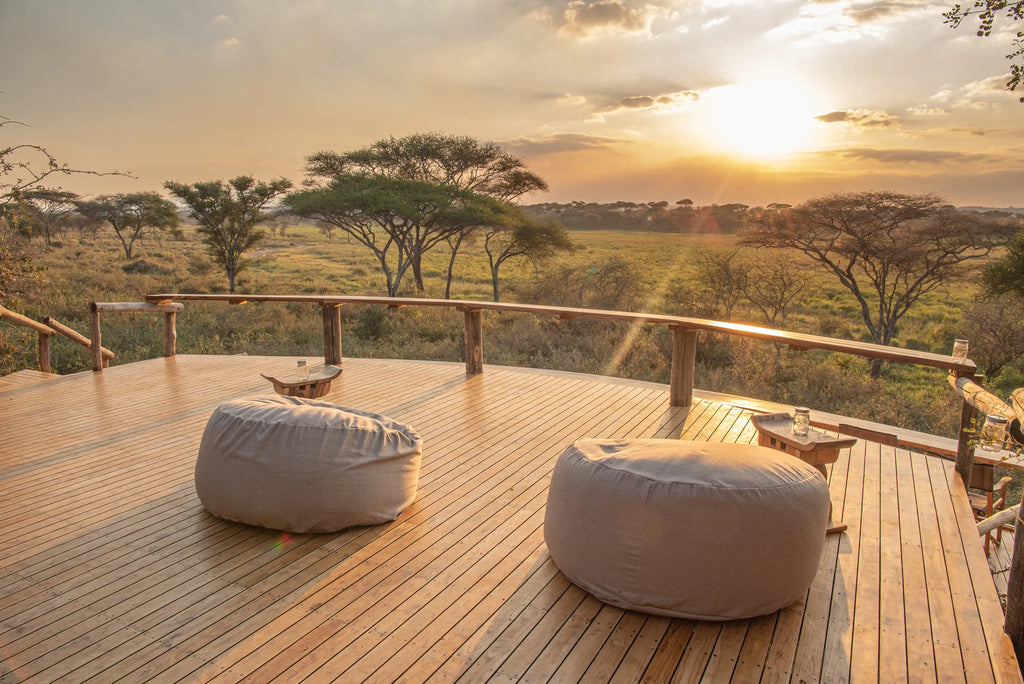 Oliver's - Scenic view from upper deck at Oliver's Camp, Tarangire National Park, Tanzania.
