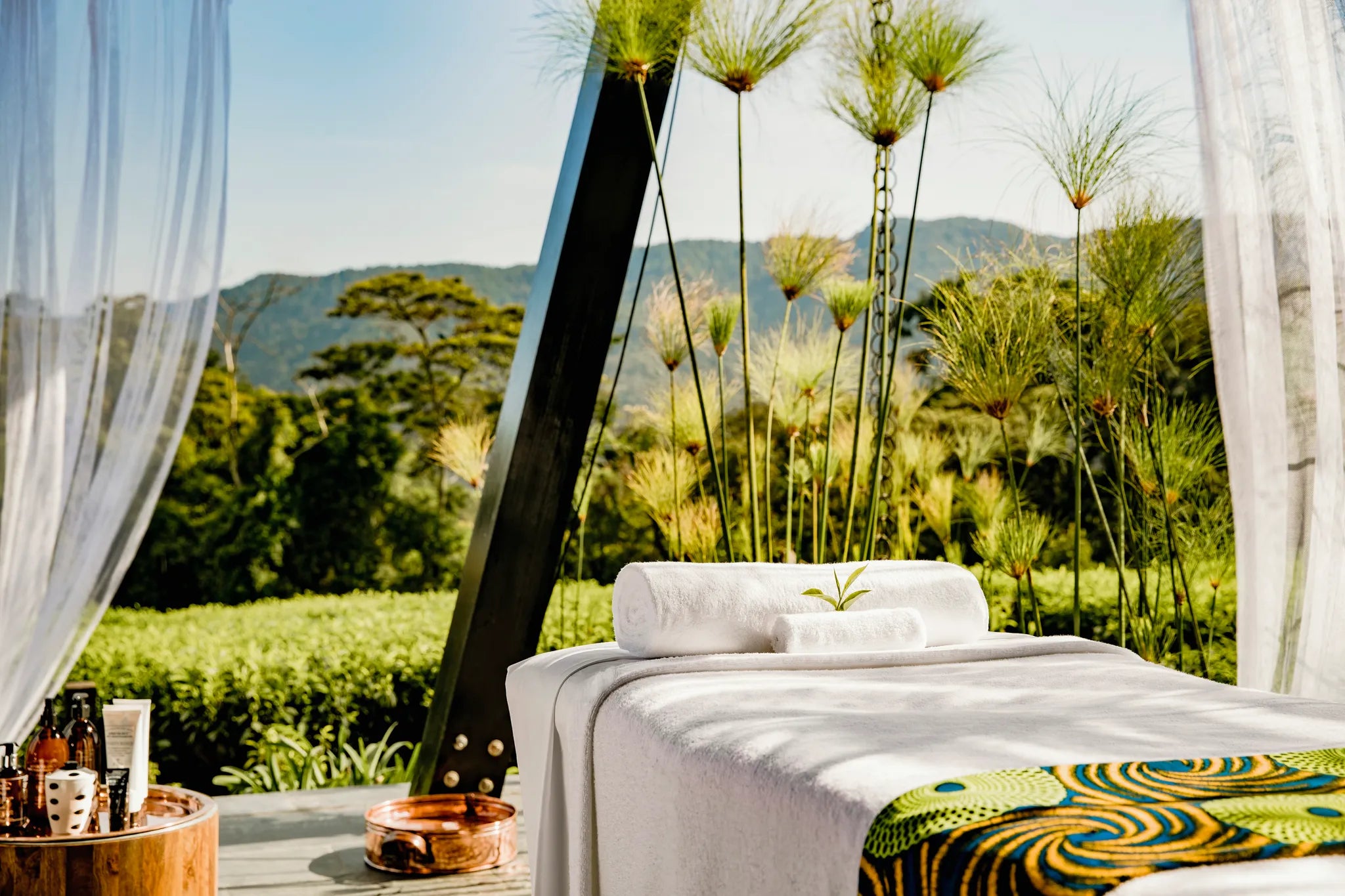 JUNGLE SPA at One & Only Nyungwe House, Nyungwe Forest National Park, Rwanda.