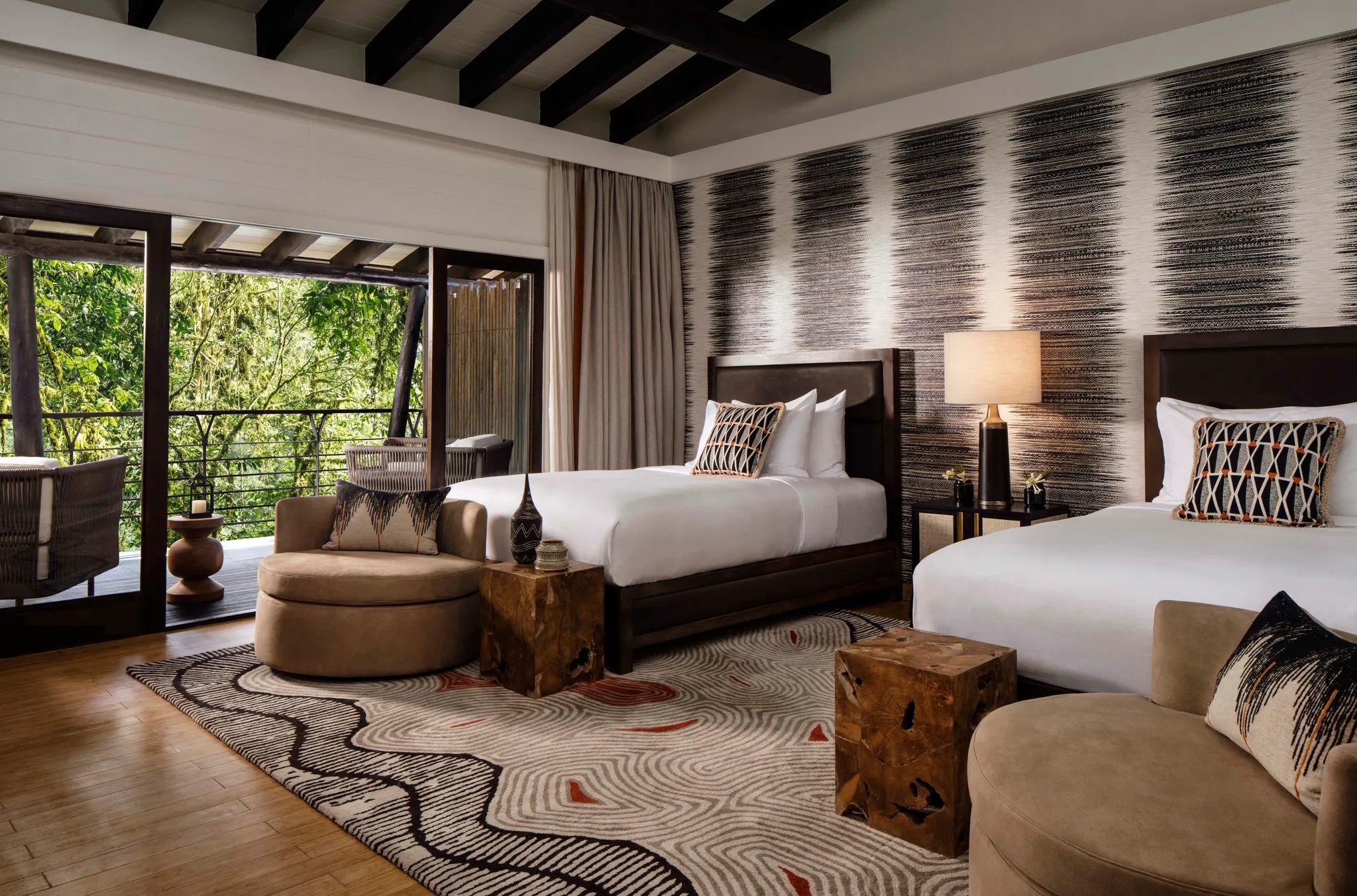 ONE BEDROOM NYUNGWE TWIN ROOM at One & Only Nyungwe House, Nyungwe Forest National Park, Rwanda.