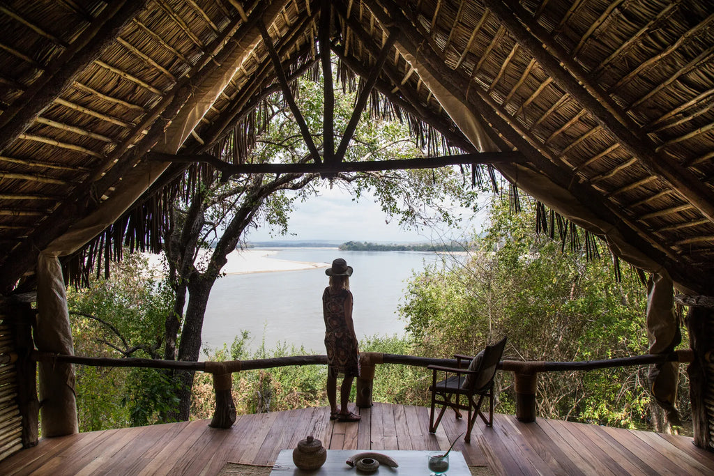 View from the room at Sand Rivers Selous, Nyerere National Park, Tanzania.