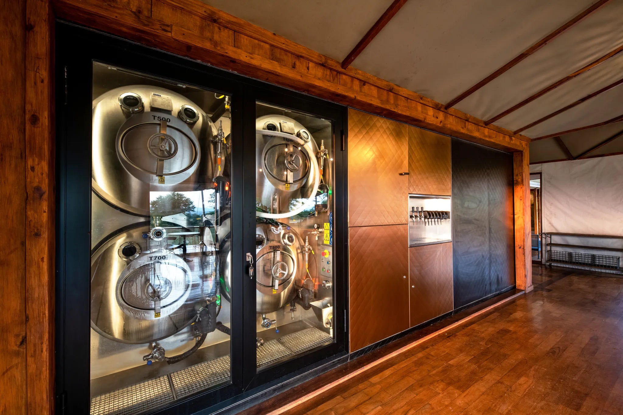 Sayari - the very first microbrewery in the Serengeti at Sayari, Northern Serengeti, Tanzania.