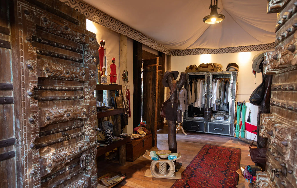 Great Plains Safari Boutique at Selinda Camp at Selinda Camp, Selinda Reserve, Botswana.