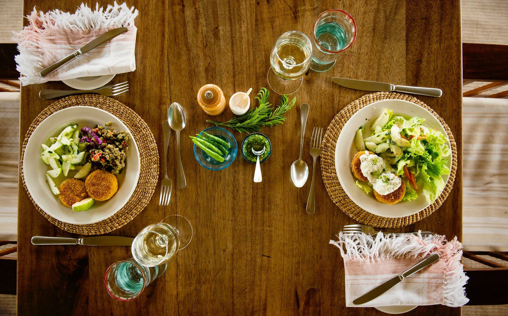 Lunch at Serengeti Safari Camp North, Northern Serengeti, Tanzania.