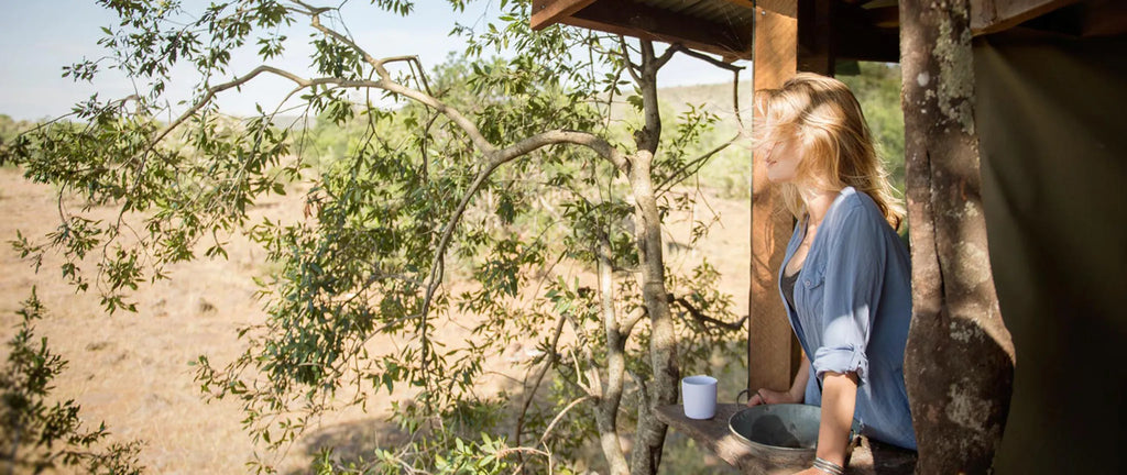 Loo with a view at Serian The Nest, Mara North Conservancy, Tanzania.