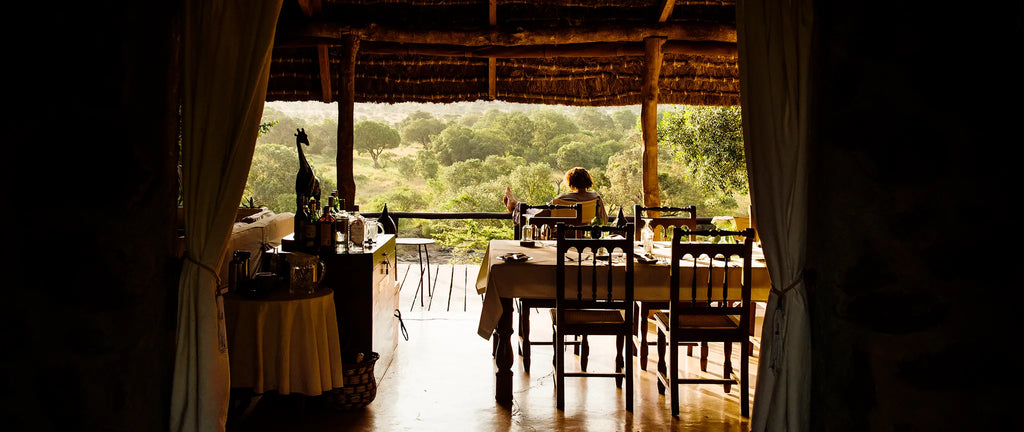 A view through the mess at Serian The Original, Mara North Conservancy, Kenya.