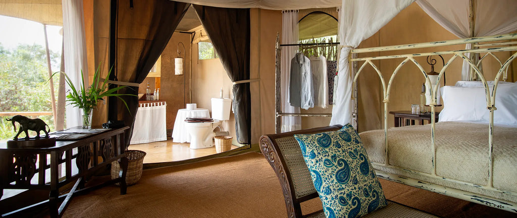 Ensuite bathroom at Serian The Original, Mara North Conservancy, Kenya.