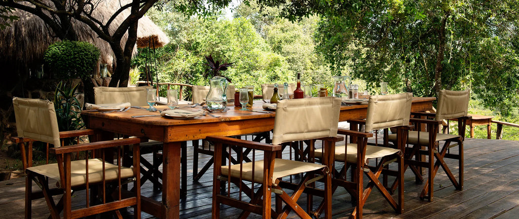 On the deck for lunch at Serian The Original, Mara North Conservancy, Kenya.