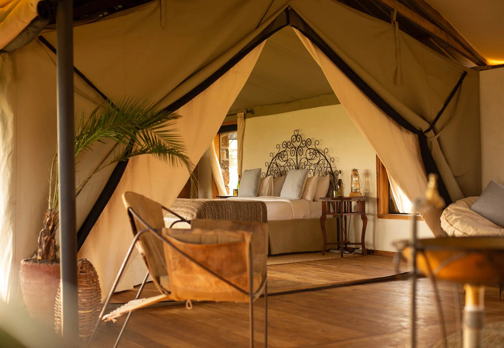 Kidimbwi Interior at Serian's Kidimbwi - Lamai Wedge, Northern Serengeti, Tanzania.