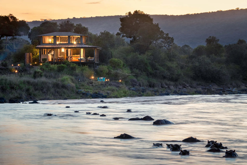 From the Mara River at Serian's Kimya Kimya, Mara North Conservancy, Kenya.