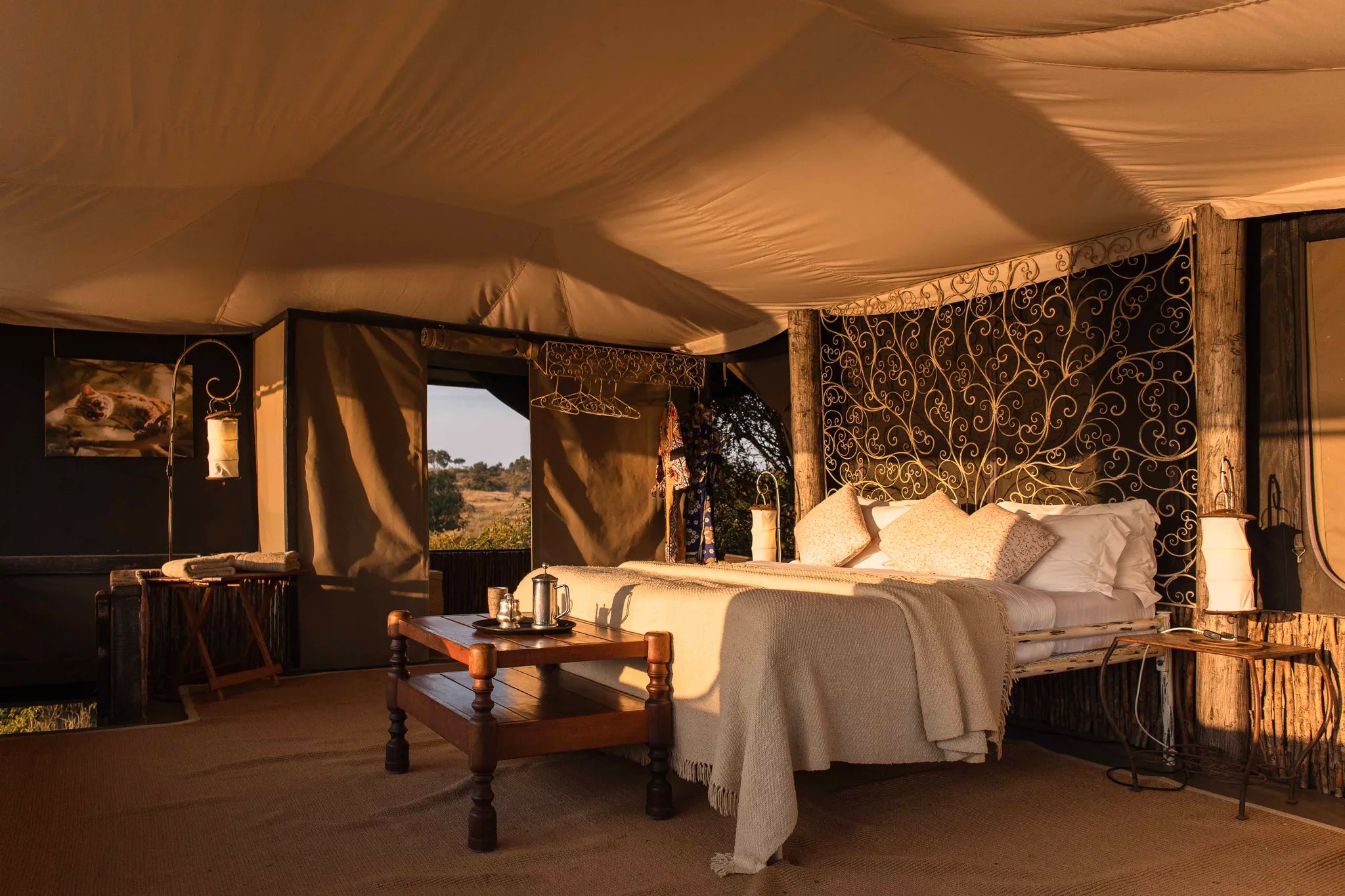 Main Room at Serian's Kimya Kimya, Mara North Conservancy, Kenya.