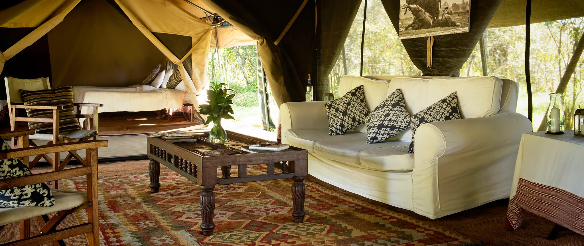 Family Suite at Serian's Nkorombo, Masai Mara National Reserve, Kenya.