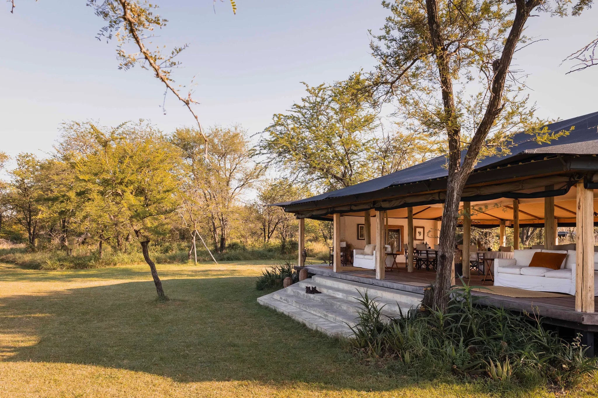 Lamai Mess Exterior at Serian's Serengeti Lamai, Northern Serengeti, Tanzania.