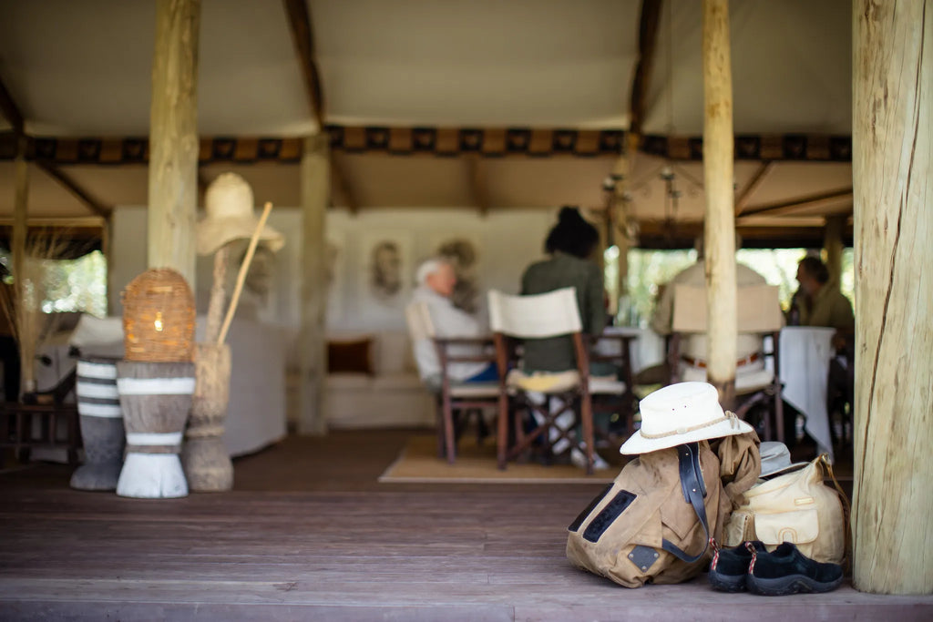 Lamai Mess Interior - Detail at Serian's Serengeti Lamai, Northern Serengeti, Tanzania.