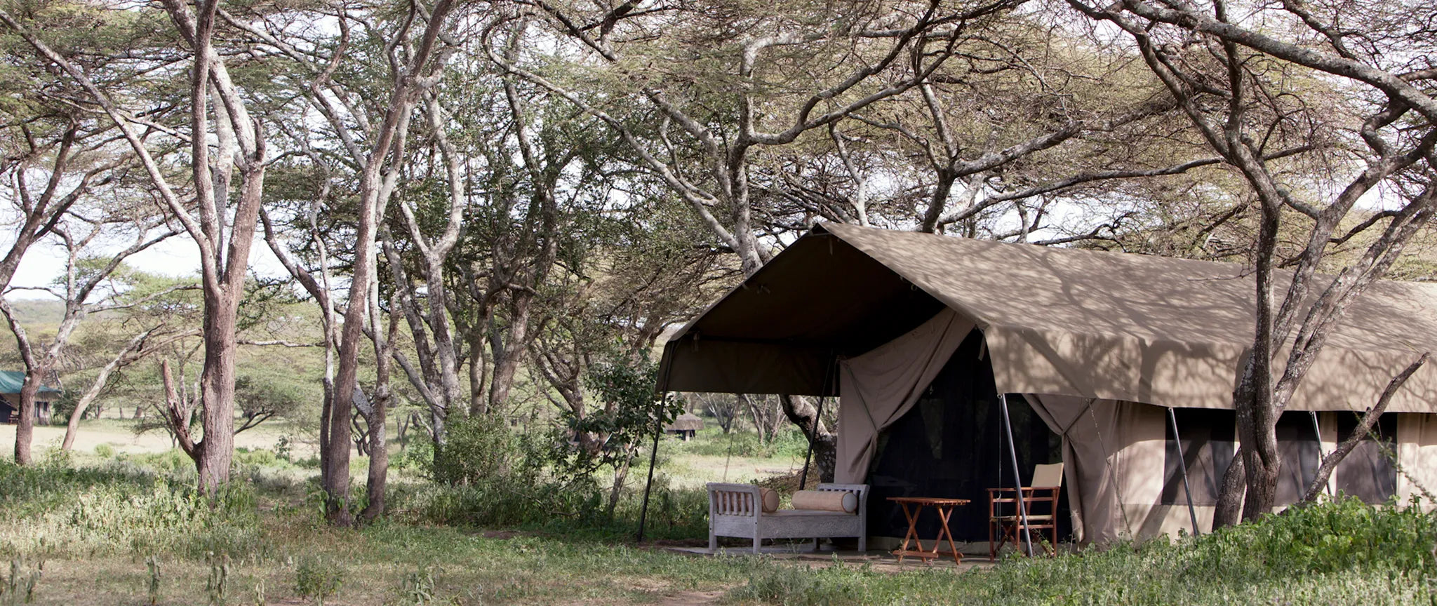 Guest tent at Serian's Serengeti South, Southern Serengeti, Tanzania.