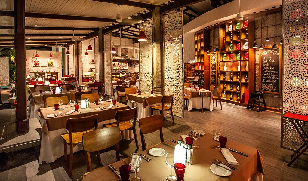 Ponte Vecchio Restaurant at Shandrani Beachcomber Resort & Spa, Blue Bay, Mauritius.