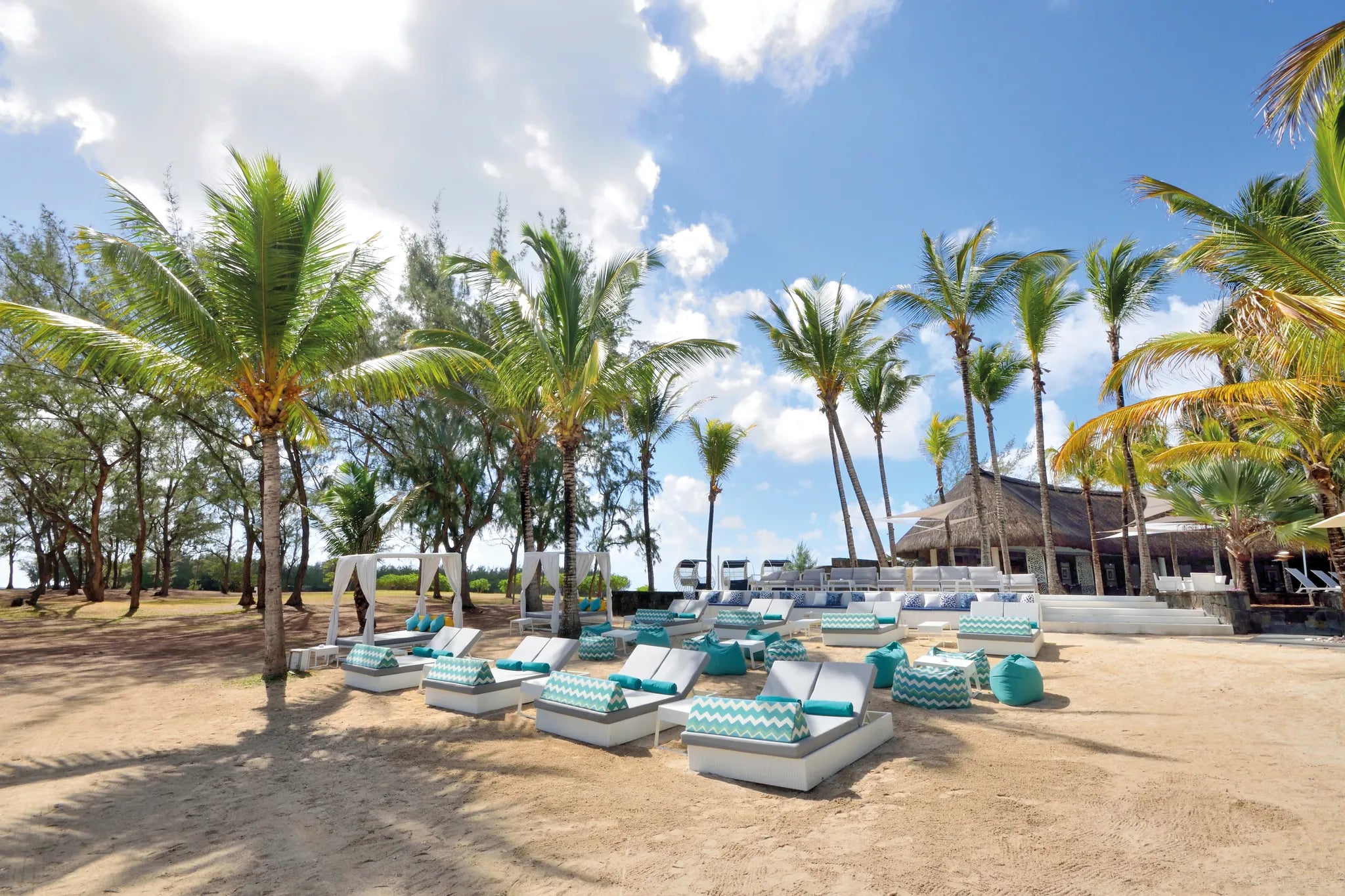 Public areas at Shandrani Beachcomber Resort & Spa, Blue Bay, Mauritius.